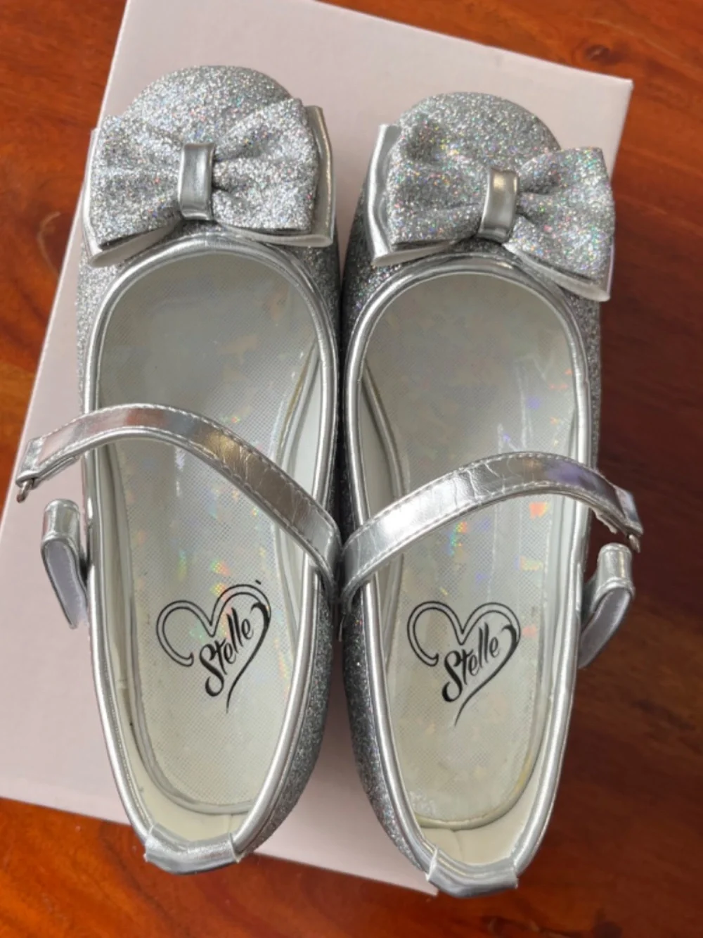 Stelle Girls Dress Shoes Glitter Princess Shoe